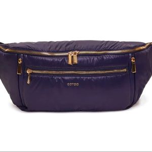 Caraa sling bag in navy blue